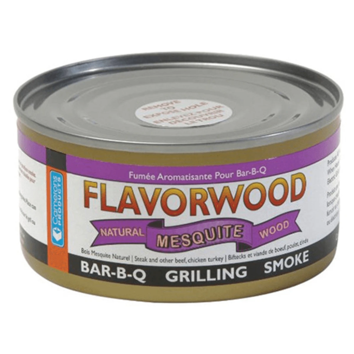 Cameron Outdoors Flavorwood Mesquite Flavored-Smoke Can 3 Cameron Outdoors Flavorwood Mesquite Flavored-Smoke Can