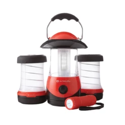 Outbound 4-Piece LED Lantern & Camp Light Set