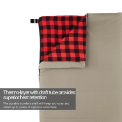 Woods Heritage Cotton Flannel 14° Sleeping Bag -Cheap BobwardsStore 1604489 1200 auto