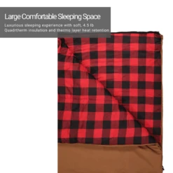 Woods Heritage Cotton Flannel 5° Sleeping Bag -Cheap BobwardsStore 1604527 1200 auto