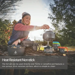 Woods Nootka Anodized 5-Piece Camping Cook Set -Cheap BobwardsStore 1604593 1200 auto 1