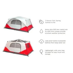 Outbound QuickCamp 3-Season Instant Camping Cabin Tent W/ Rain Fly & Carry Bag -Cheap BobwardsStore 1607801 1200 auto
