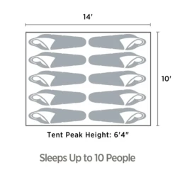 Outbound QuickCamp 3-Season Instant Camping Cabin Tent W/ Rain Fly & Carry Bag -Cheap BobwardsStore 1607803 1200 auto