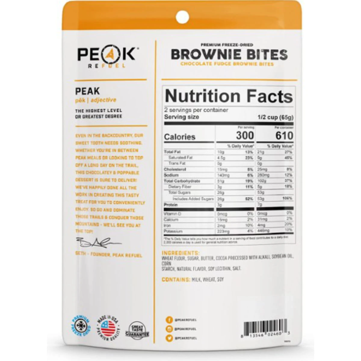 PEAK Fudge Brownie Bites 4 PEAK Fudge Brownie Bites - Image 2