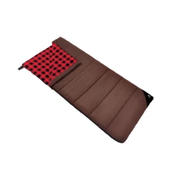 Woods Heritage Cotton Flannel 32° Sleeping Bag -Cheap BobwardsStore NWEB WOODS HERITAGE BAG 0 Brown